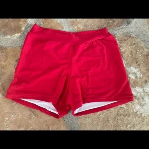 New, Cherry Red Swim Shorts ☀️